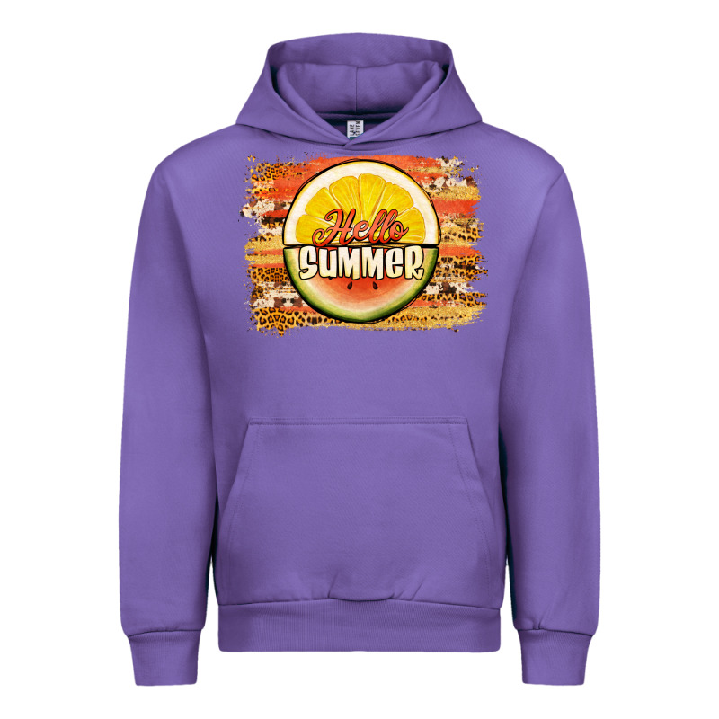 Hello Summer Watermelon Lemon Urban Hoodie by Jasminsmagicworld | Teevron