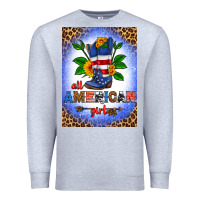 Heather Grey all american girl air freshener Premium Sweatshirt - HRA Design Shop