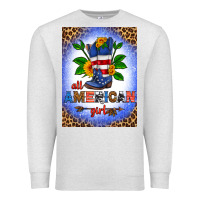 Oatmeal Heather all american girl air freshener Premium Sweatshirt - HRA Design Shop