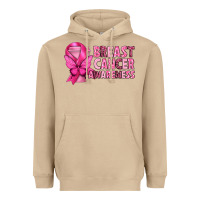 Mushroom Breast Cancer Awareness with Coffee Cup Heavyweight Hoodie - texasbilliewilder