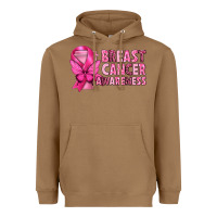 Toasted Coconut Breast Cancer Awareness with Coffee Cup Heavyweight Hoodie - texasbilliewilder