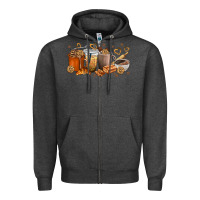 Cookie Coffee Cups Zipper Hoodie | Teevron