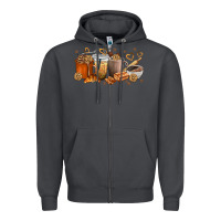Smoke cookie coffee cups Zipper Hoodie - texasbilliewilder