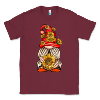 Burgundy western gnome with sunflowers Classic Tee - texasbilliewilder