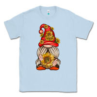 Dusty Blue western gnome with sunflowers Classic Tee - texasbilliewilder