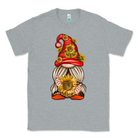 Heather Grey western gnome with sunflowers Classic Tee - texasbilliewilder
