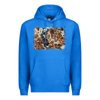 True Royal cowhide leopard background Premium Hoodie - BarkalooDesign