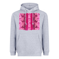 Heather Grey Breast Cancer Brushstrokes Heavyweight Hoodie - texasbilliewilder