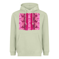 Matcha Breast Cancer Brushstrokes Heavyweight Hoodie - texasbilliewilder