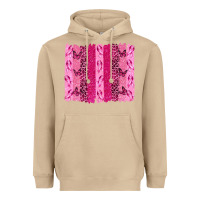 Mushroom Breast Cancer Brushstrokes Heavyweight Hoodie - texasbilliewilder