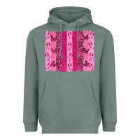 Sage Breast Cancer Brushstrokes Heavyweight Hoodie - texasbilliewilder