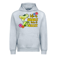Heather Grey life is short make it salty Urban Hoodie - Jasminsmagicworld