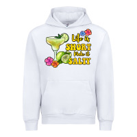 White life is short make it salty Urban Hoodie - Jasminsmagicworld