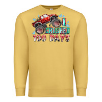 Antique Gold i crushed 100 days Premium Sweatshirt - RacoonDesign