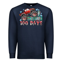Navy i crushed 100 days Premium Sweatshirt - RacoonDesign