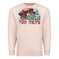 Pale Pink i crushed 100 days Premium Sweatshirt - RacoonDesign