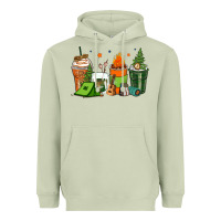 Matcha camping coffee cups Heavyweight Hoodie - Zillion Design Studio