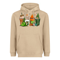 Mushroom camping coffee cups Heavyweight Hoodie - Zillion Design Studio