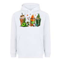 White camping coffee cups Heavyweight Hoodie - Zillion Design Studio