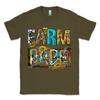 Army Green western farm babe Classic Tee - texasbilliewilder