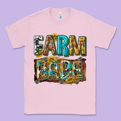 Classic Tee western farm babe