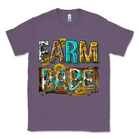 Lavender western farm babe Classic Tee - texasbilliewilder