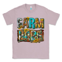 Lilac western farm babe Classic Tee - texasbilliewilder