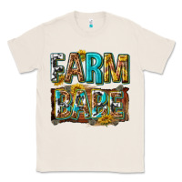 Natural western farm babe Classic Tee - texasbilliewilder