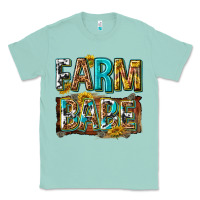 Seafoam western farm babe Classic Tee - texasbilliewilder
