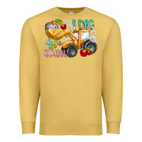Antique Gold i dig 100 days of school Premium Sweatshirt - RacoonDesign