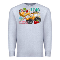 Heather Grey i dig 100 days of school Premium Sweatshirt - RacoonDesign