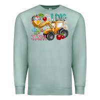 Seafoam i dig 100 days of school Premium Sweatshirt - RacoonDesign