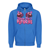 True Royal save the pumpkins breast cancer Zipper Hoodie - RanaPortraitStore
