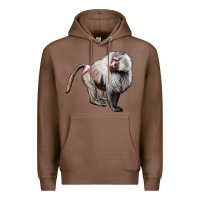 Chestnut baboon Premium Hoodie - LillyAllenDesigns