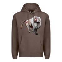 Coffee baboon Premium Hoodie - LillyAllenDesigns