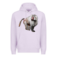 Lilac baboon Premium Hoodie - LillyAllenDesigns
