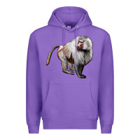 Purple baboon Premium Hoodie - LillyAllenDesigns