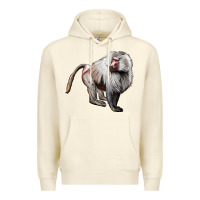 Sandshell baboon Premium Hoodie - LillyAllenDesigns