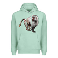 Seafoam baboon Premium Hoodie - LillyAllenDesigns