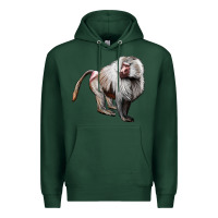 Sports Green baboon Premium Hoodie - LillyAllenDesigns
