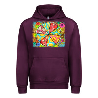 Mauve Wine fruit plate Urban Hoodie - Jasminsmagicworld