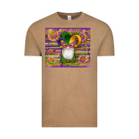 Vintage Coffee mardi gras gnomes mask serape sunflowers Vintage Tee - Artiststas