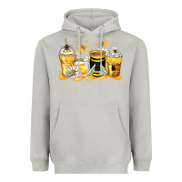 Moon Dust bumble bee coffee cups Heavyweight Hoodie - Zillion Design Studio