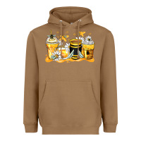 Toasted Coconut bumble bee coffee cups Heavyweight Hoodie - Zillion Design Studio