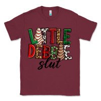 Burgundy Little debbie slut Christmas Classic Tee - RanaPortraitStore