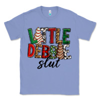 Colony Blue Little debbie slut Christmas Classic Tee - RanaPortraitStore