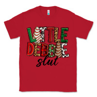Red Little debbie slut Christmas Classic Tee - RanaPortraitStore
