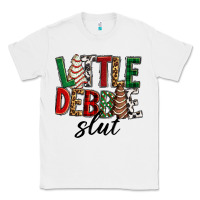 White Little debbie slut Christmas Classic Tee - RanaPortraitStore