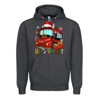Smoke christmas bus driver Zipper Hoodie - Zillion Design Studio