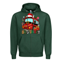Sports Green christmas bus driver Zipper Hoodie - Zillion Design Studio